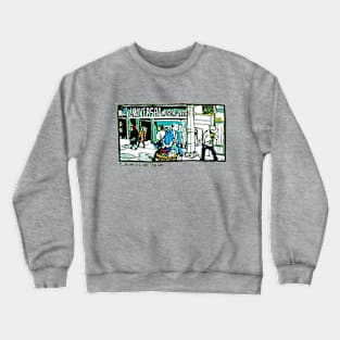 Blues Harp on Lower Broadway Crewneck Sweatshirt